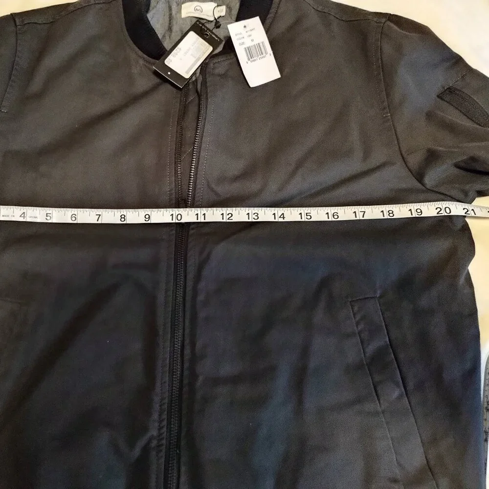 Adriano Goldschmied Men's Bomber Jacket NWT Size M - Picture 3 of 6